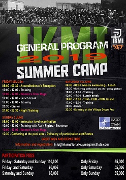 Stage d'été krav maga Ikmi 2019