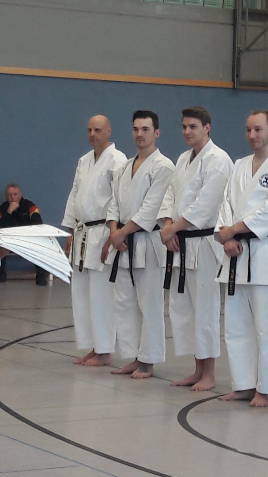 Karate Dan Prüfung von René Roese in Waltrop am 11.November 2019 mit Partner Thomas Skwarr