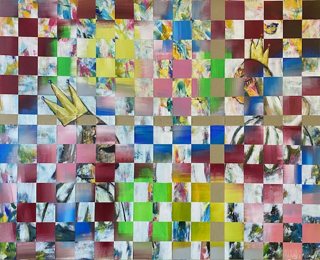 Bild Nr. 1185: Königreich, 135 x 110 cm, Acryl