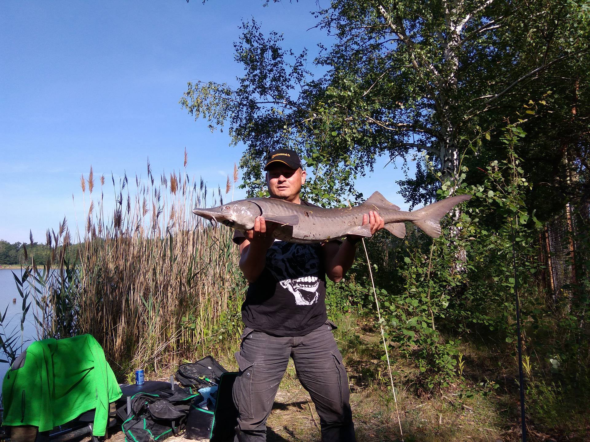 Jesiotr 9,85 kg.