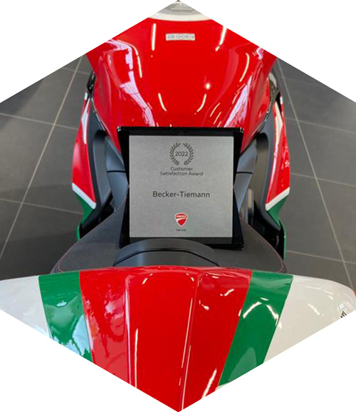 Ducati Serviceteam in Lage ausgezeichnet