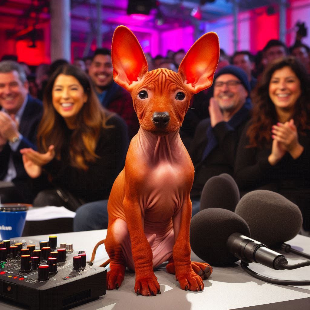 Presentación en Vivo de Luigi: El Cachorro Xoloitzcuintle Rojo