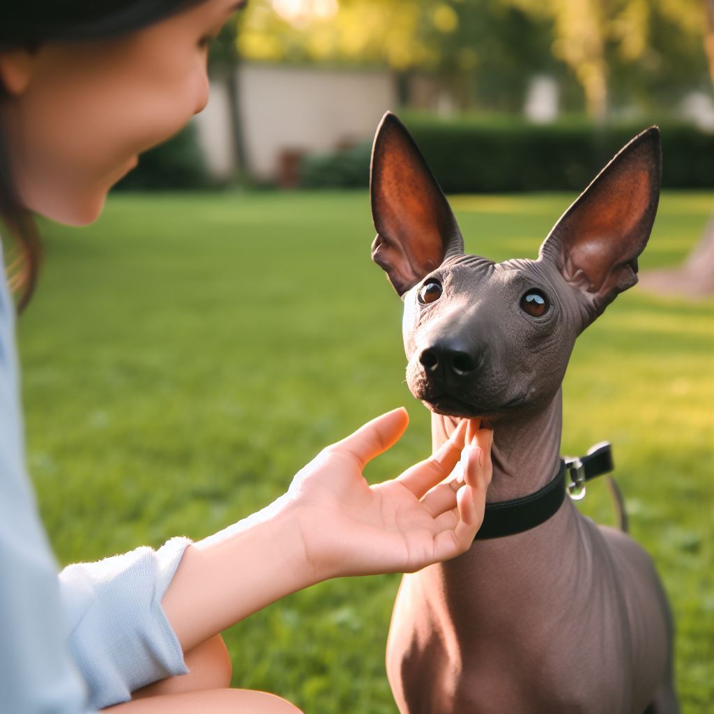 The lovable personality of Xoloitzcuintli with People