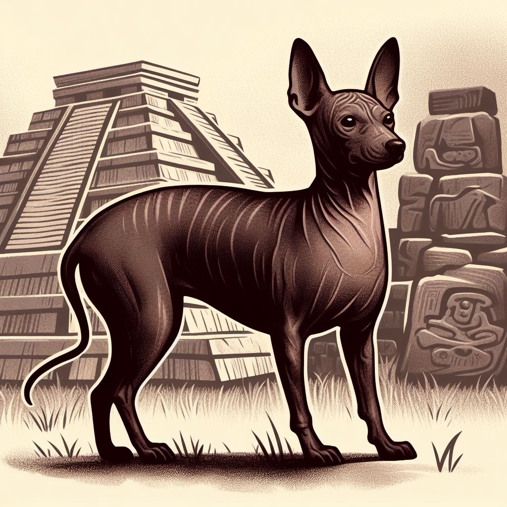 El Xoloitzcuintli: Características y Temperamento de un Perro Mexicano Sin Pelo