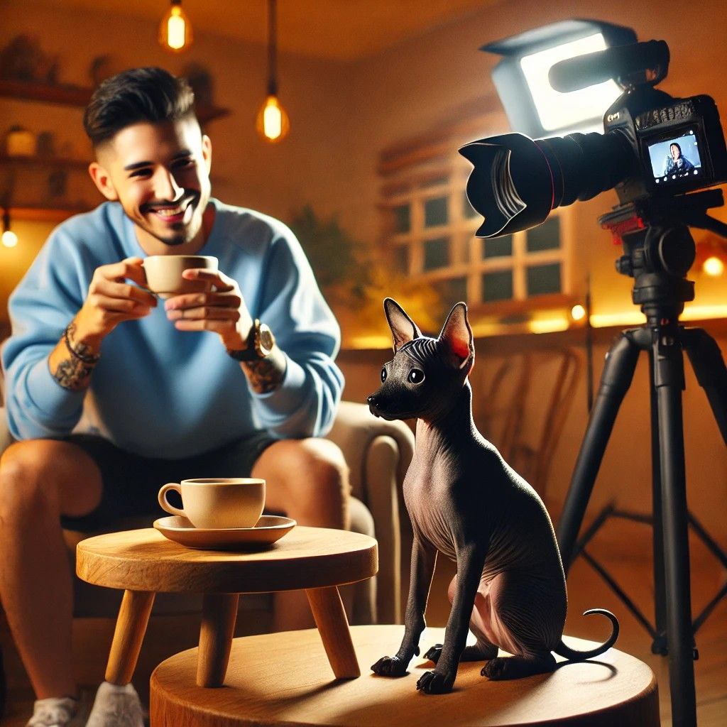 Café con Tonatiuh: Explorando el Rol de los Xoloitzcuintles como Perros de Terapia