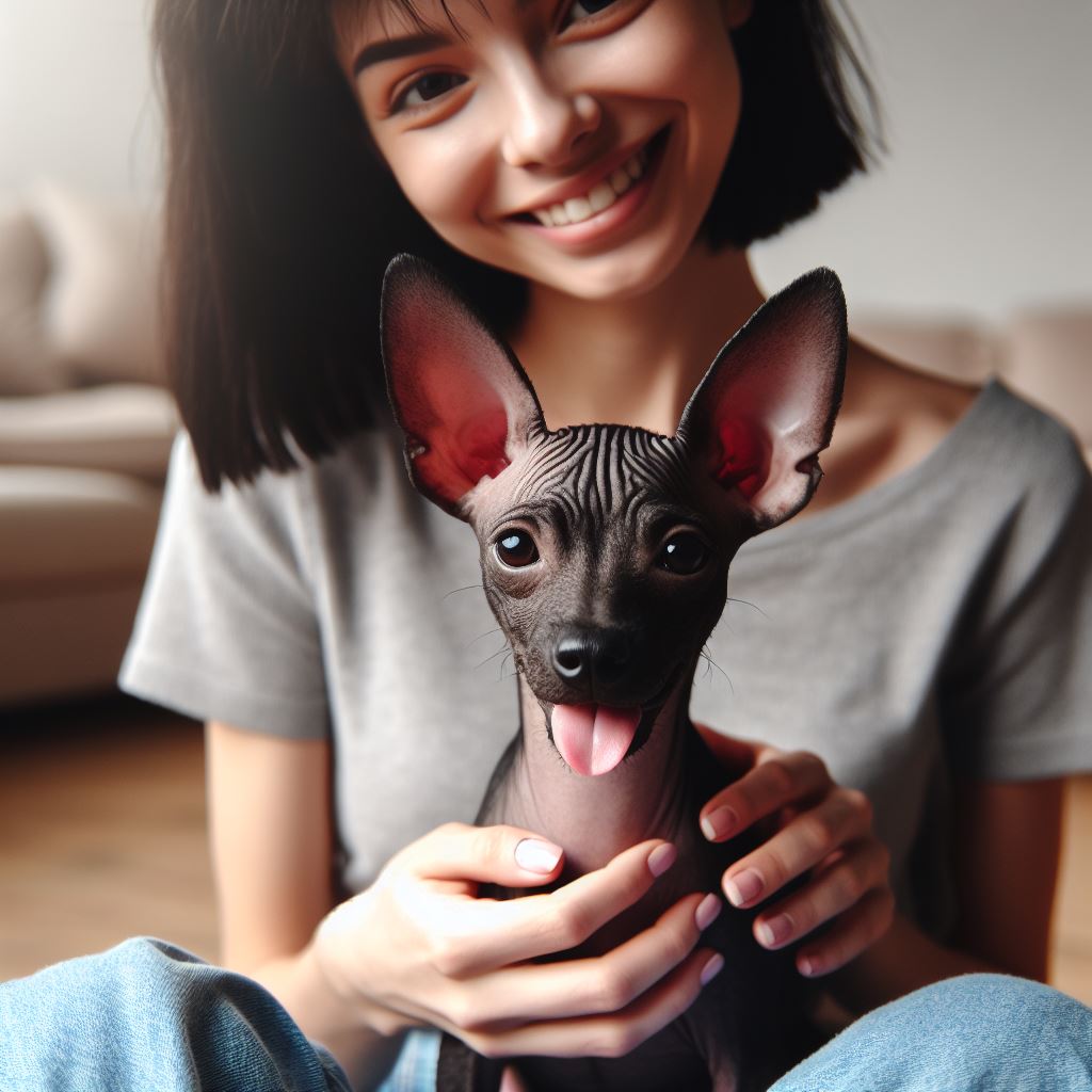 El Xoloitzcuintle Miniatura: Una raza de perro amigable y cariñosa originaria de México