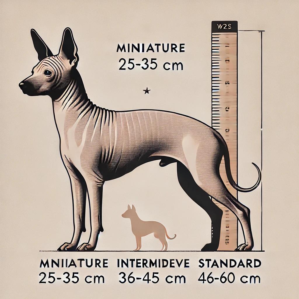 Cómo medir un Xoloitzcuintle a la cruz y modificar su talla en la Federación Canófila Mexicana