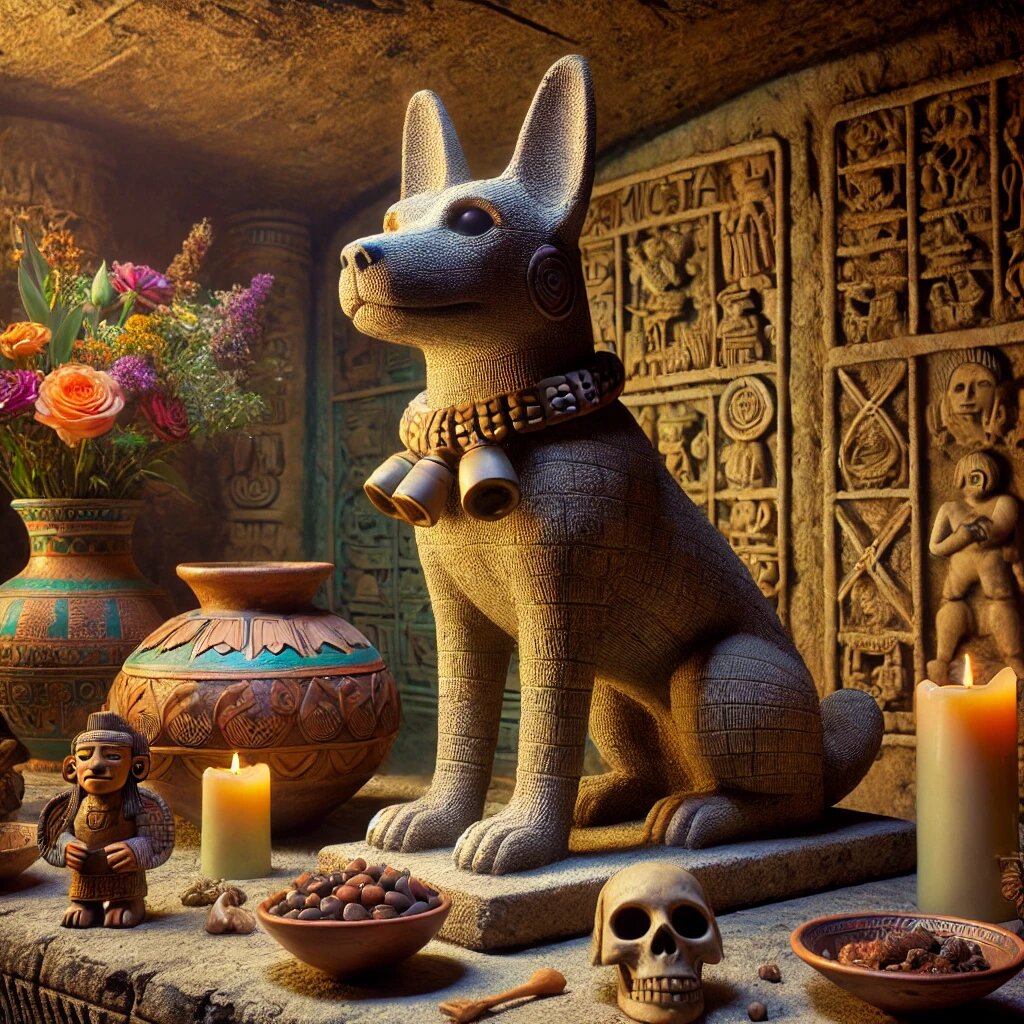 El Secreto Ancestral que Conecta al Xoloitzcuintle con el Mictlán y el Día de Muertos