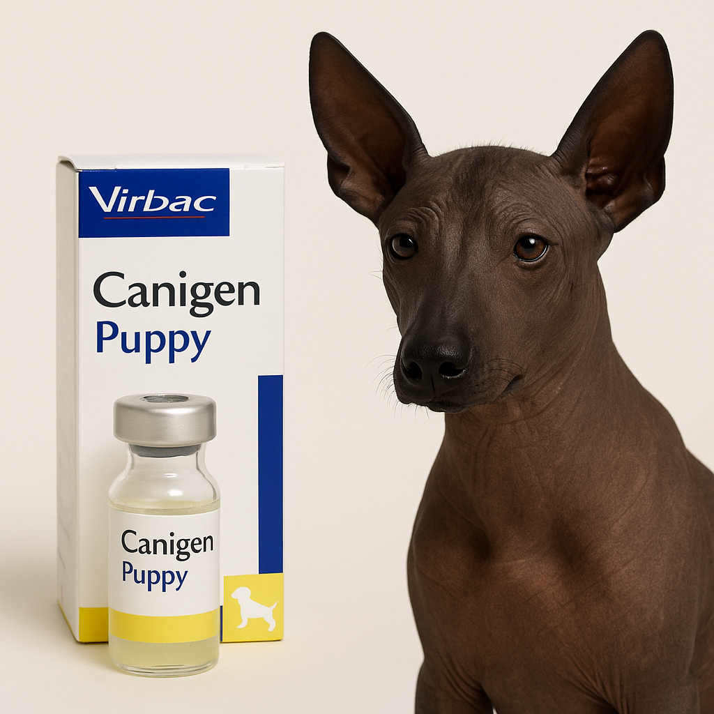 Vacunación Canigen Puppy en Xolos Ramírez: Protegiendo a Nuxi, Noa, Xuna, Azuki, Teya y Zianya