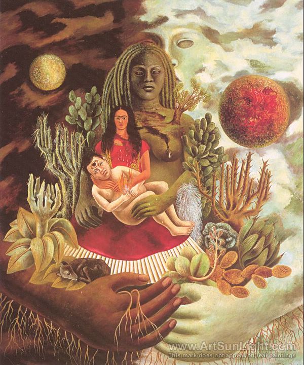 El Abrazo de Amor de el Universo, la Tierra (México), Yo, Diego y el Señor Xólotl, 1949.  Colección J. y N. Gelman