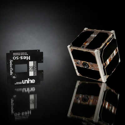 SwissCube, der erste Schweizer Satellit - Bild Credits: EPFL Lausanne
