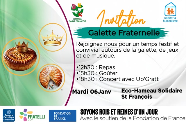 Fête solidaire: galette fraternelle
