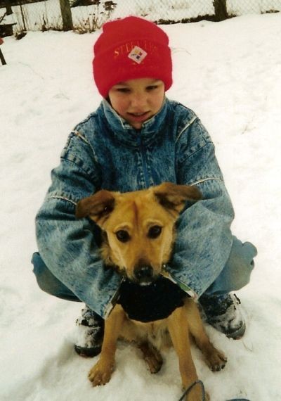 Charlie lernt den Schnee kennen