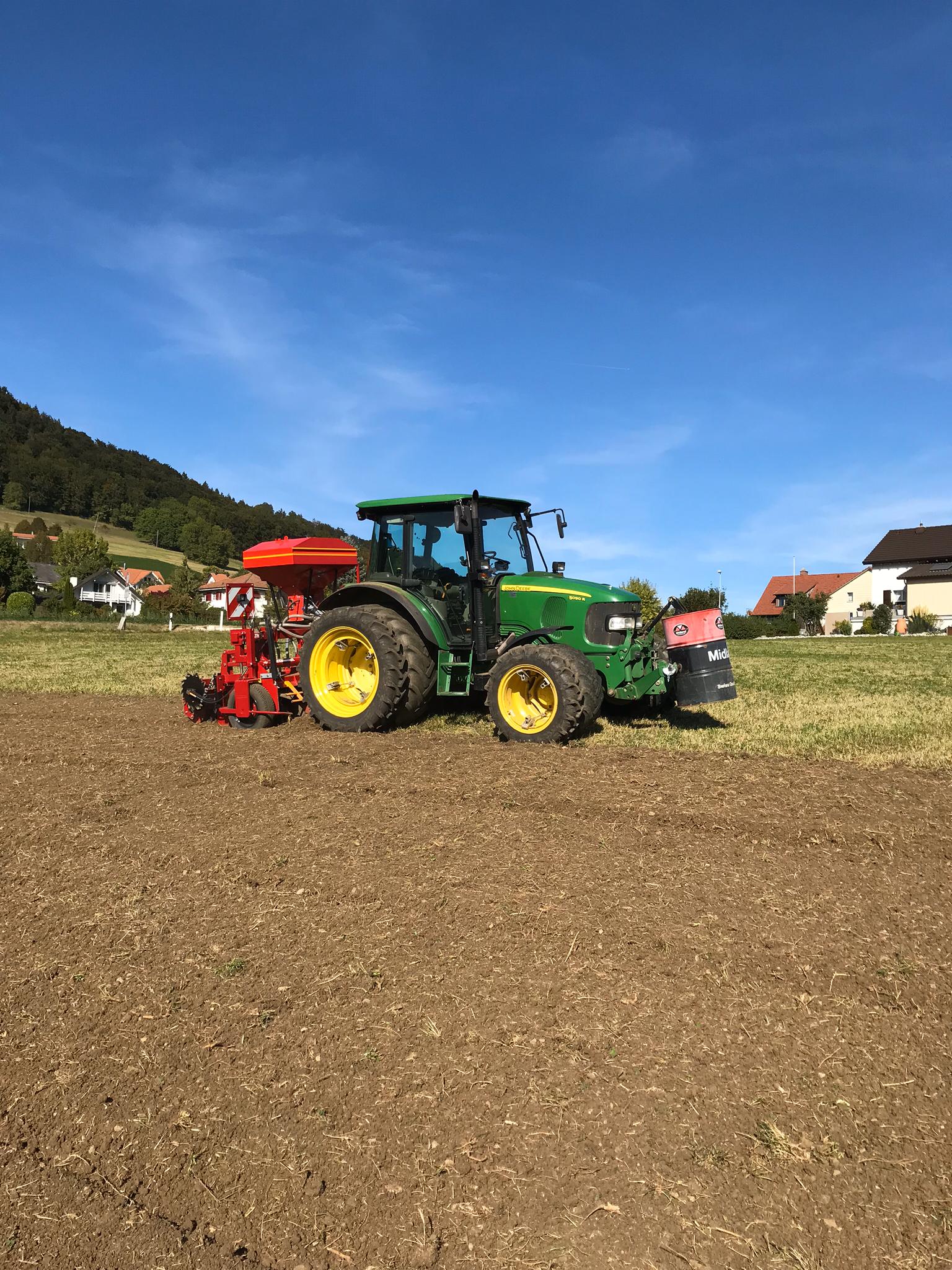 dank unserem Geohobel verzichten wir auf den Pflugeinsatz