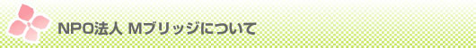 NPO法人 Mブリッジについて