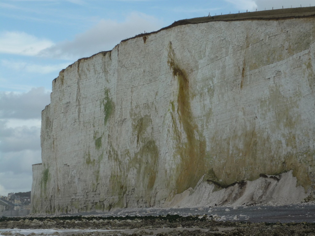 La falaise, le pied de la baie de somme