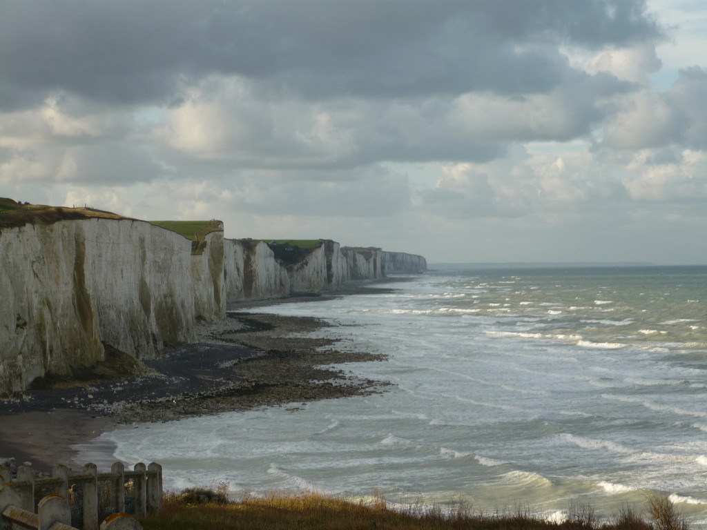 Falaise de craie à Ault