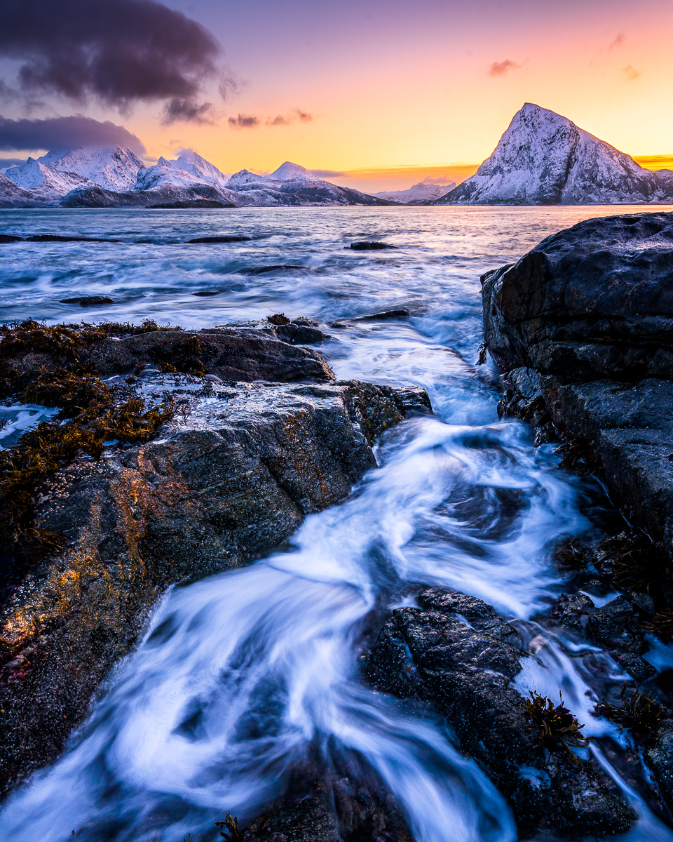 Lofoten: Morgen am Storsandnes Beach