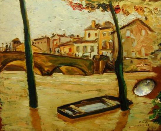 Santos Zarate peinture tableau plaisance du gers