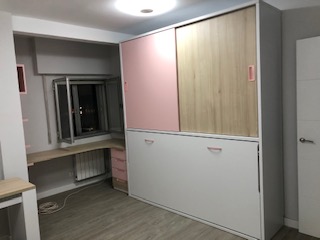 dormitorio juvenil montado en guadalajara todo perfecto cliente muy contento armario chaflan armario dos cajone compacto bicama y cajones arcon extraible encimera deslizante escritorio con encimera en angulo y cama abatible con armario superior