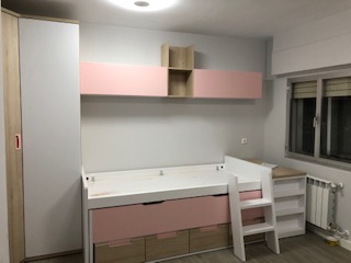 dormitorio juvenil montado en guadalajara todo perfecto cliente muy contento armario chaflan armario dos cajone compacto bicama y cajones arcon extraible encimera deslizante escritorio con encimera en angulo y cama abatible con armario superior