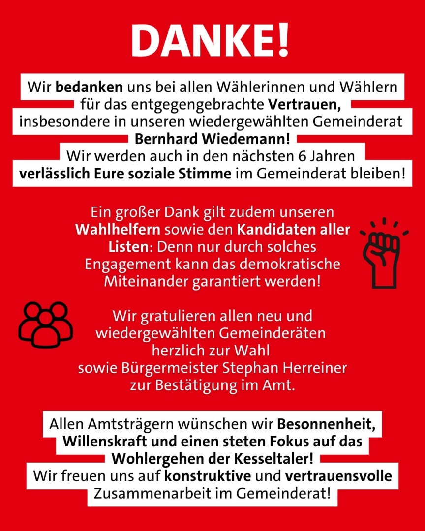 Wir sagen danke!