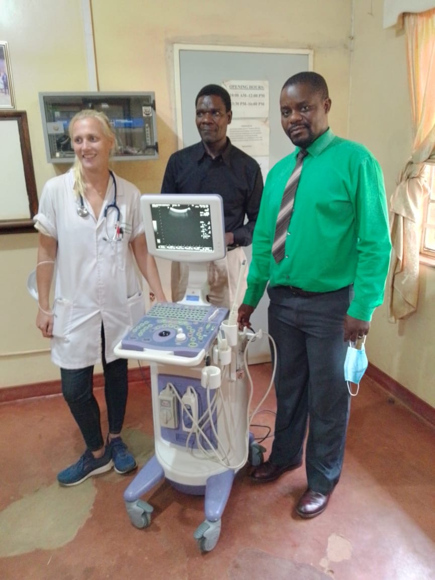 New equipment for St Luke's; an ultrasound scanning machine