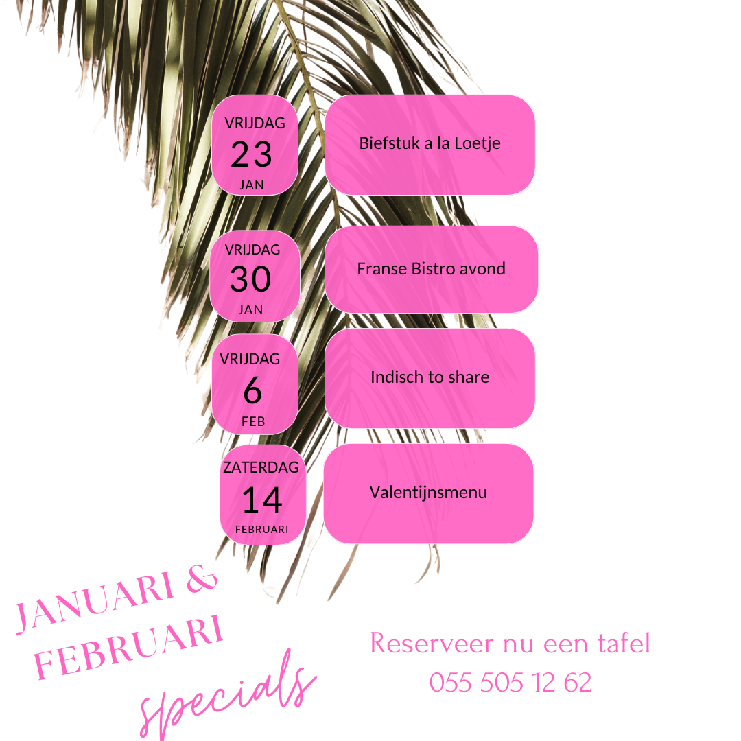 Thema avonden januari & februari