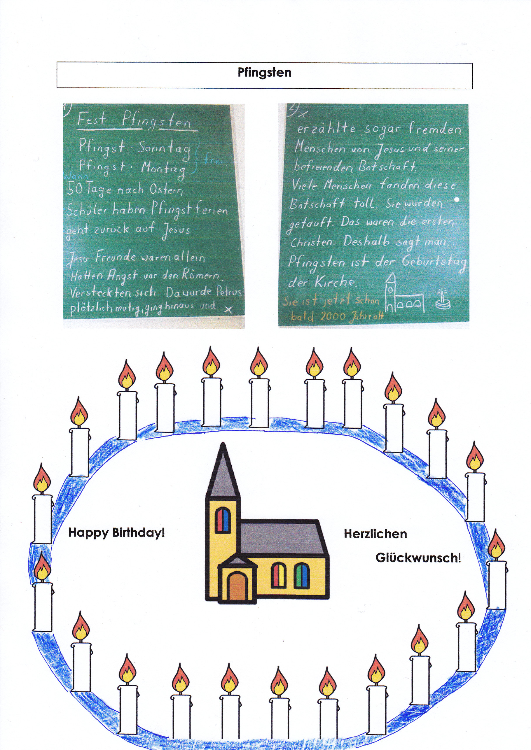 Pfingsten Religions Ordner Fur Inklusiven Jahrgangsubergreifenden Gastfreundlichen Religionsunterricht Und Ethikunterricht