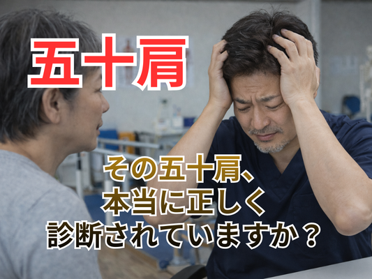 その五十肩、本当に正しく診断されていますか？｜柏市で肩の痛みが改善しない方へ