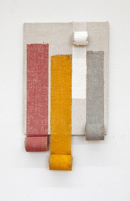 Rolling Pink-Yellow-Gray, 2019, 26 x 38 cm