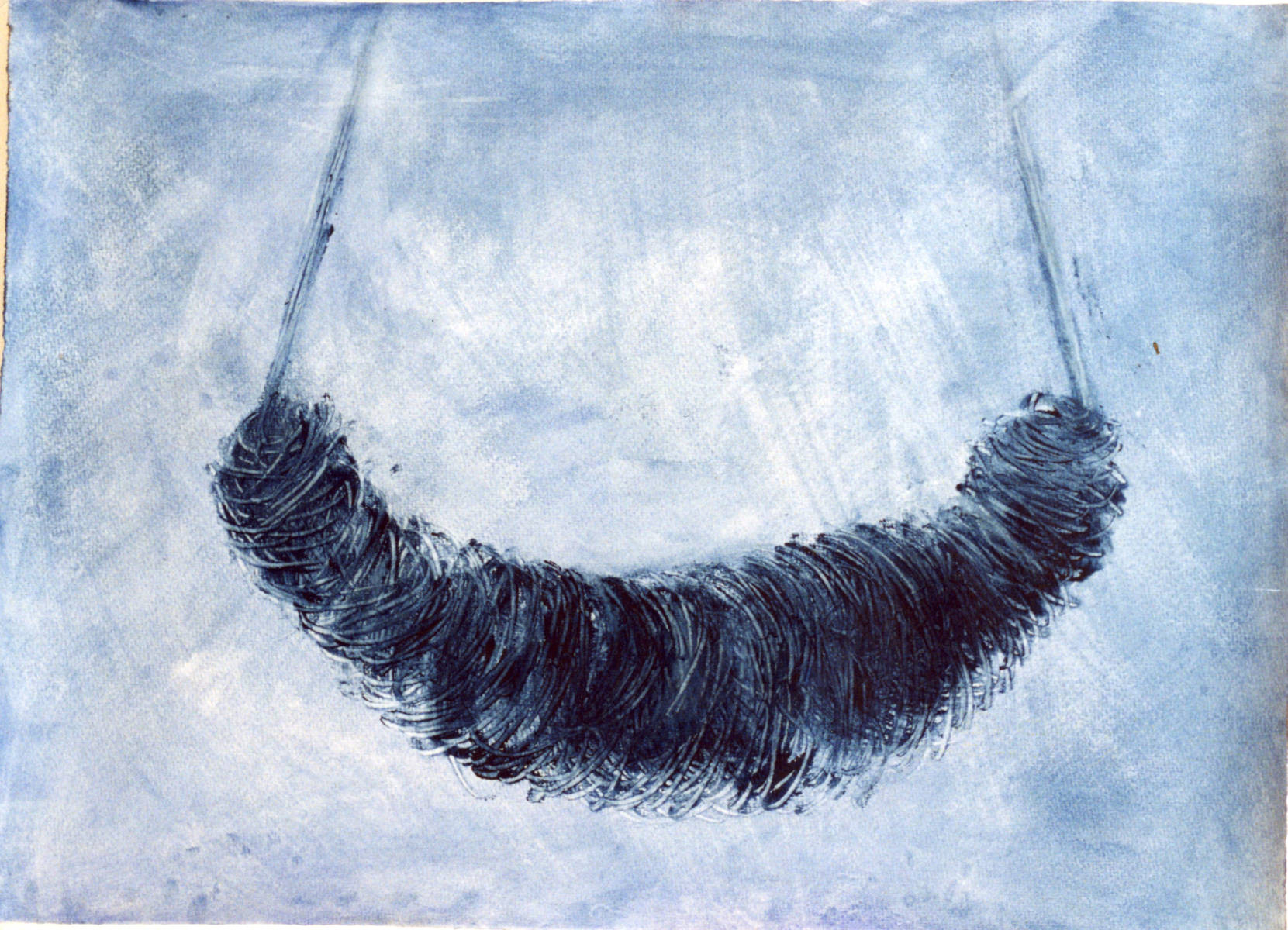 Mumie verpuppt, 62 cm x 42 cm, Gouache auf Papier, 1997