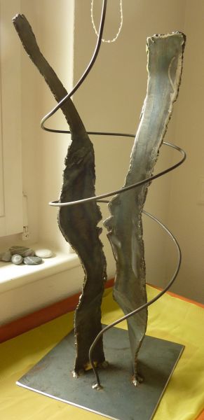 Eisenskulptur geschweist  Grösse: 62 hoch 30 breit CHF 2'400