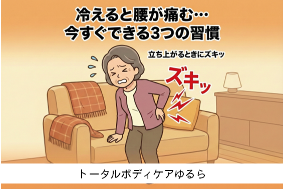冷えると腰が痛む
