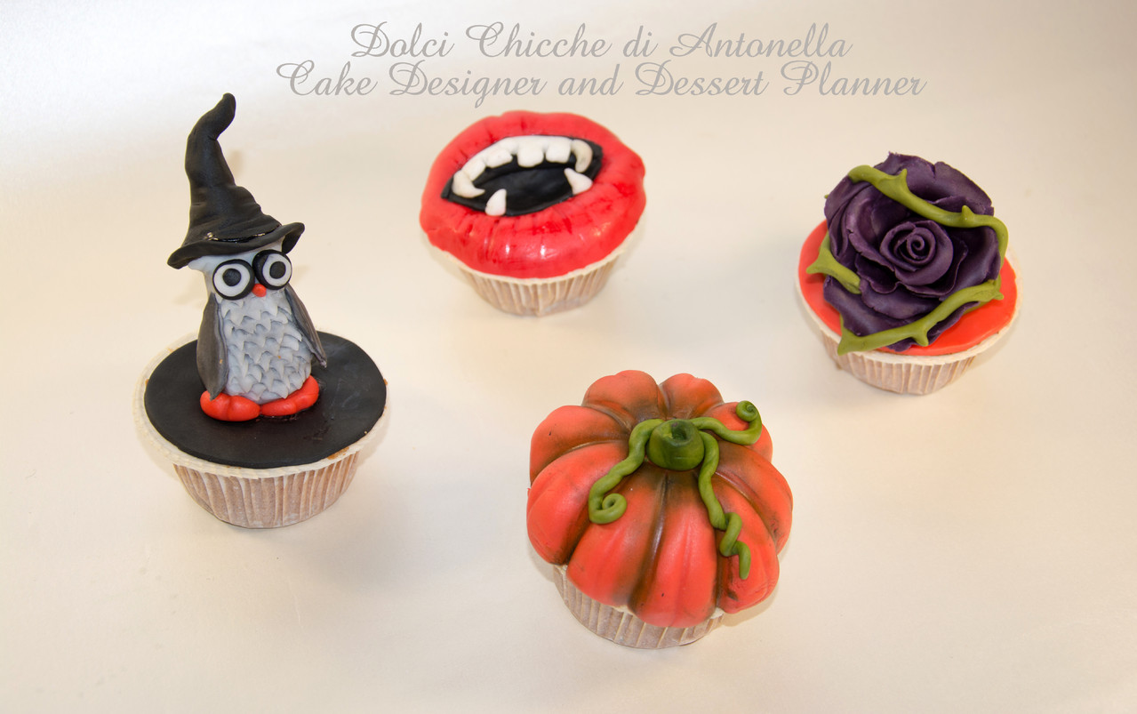 Cupcakes oggetto del corso adulti per Halloween