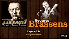 Georges Brassens ♪ Le parapluie ♫