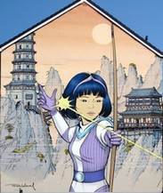 "(...) Yoko Tsuno, l'héroïne d'une vieille bande dessinée" (p.82)