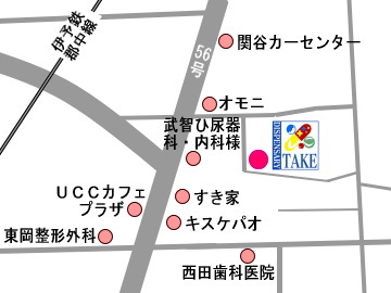 テイクえくび薬局地図