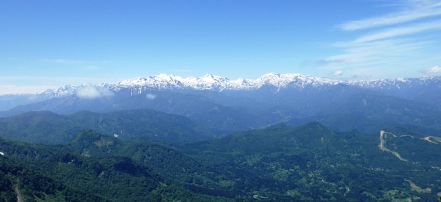 北アルプス遠景