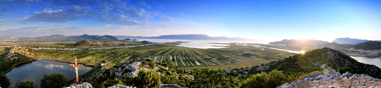 Rogotin / Kroatien - Mündung der Neretva in die Adria