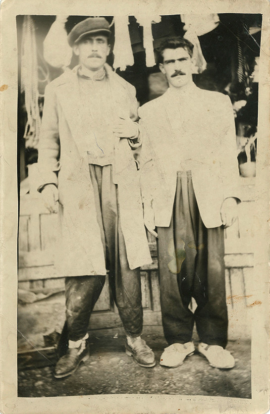 1953, Soldan sağa: Walî Kawke (Veli Dapar) - Hasan-î Hace