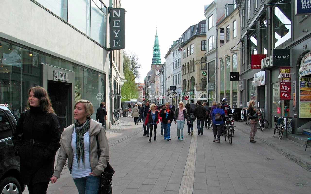 Stroget, très fréquentées surtout par les jeunes. The place to be!