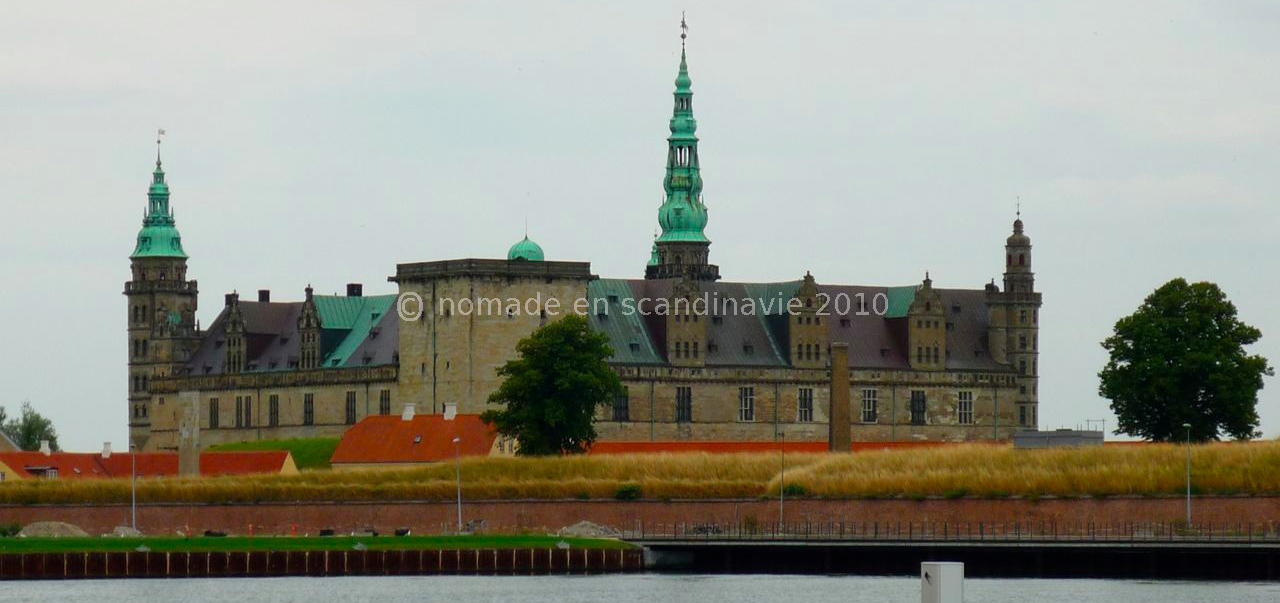 Le château d'Hamlet à Helsingør (ou Elseneur).
