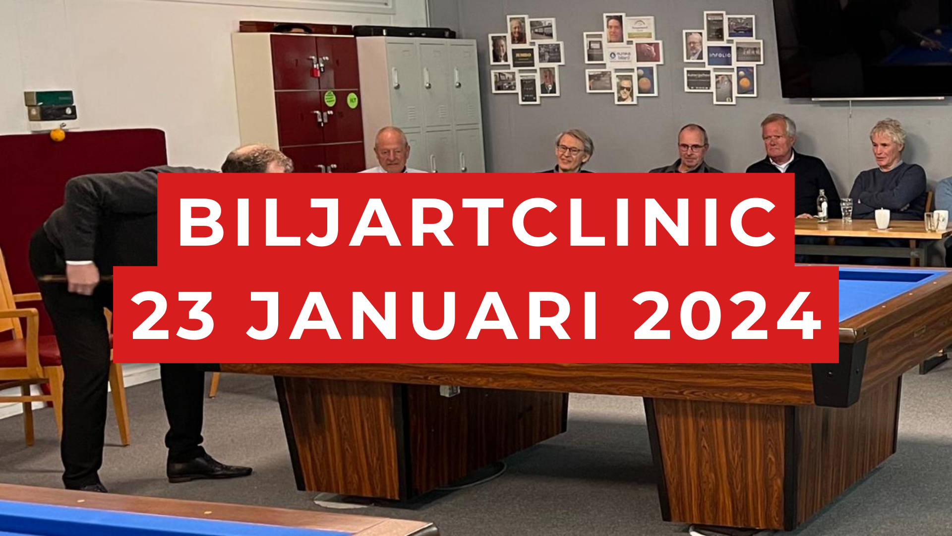 Biljartclinic 23 Januari 2024 (Afgelast)