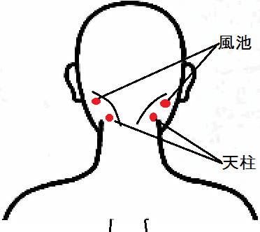 閃輝暗点の治し方　ツボ