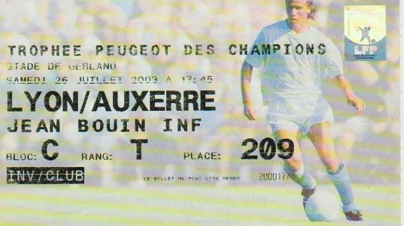 2003 à Lyon : Ol. Lyonnais bat AJ Auxerre 2 - 1