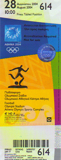 2004 Athènes : FINALE Argentine - Paraguay