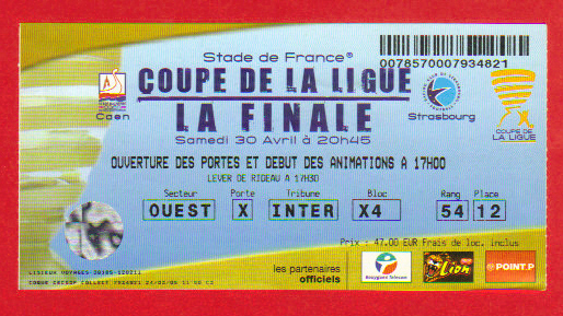 Finale 2005 RC Strasbourg 2 - 1 SM Caen