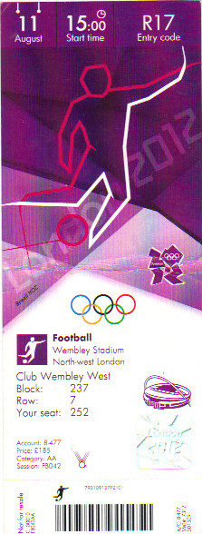 2012 Londres : FINALE Mexique - Brésil