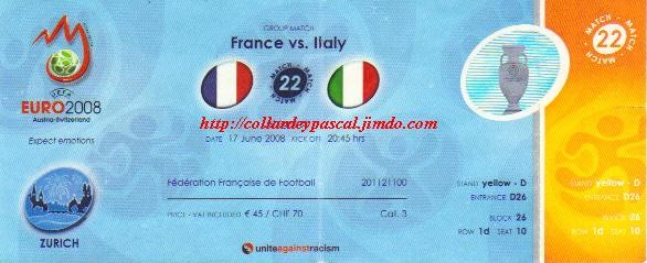 Euro 2008 : France - Italie